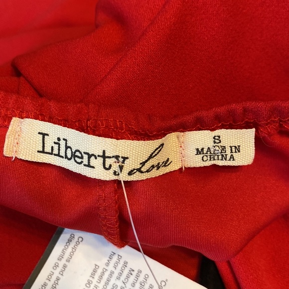 Red, pull on romper - Picture 7 of 7